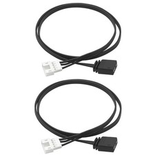 2Pcs Black 4 Pin to 5V 3 Pin Conversion Cable ARGB Splitter Extension Cable f...