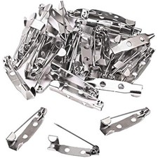 30pcs locking pins backs safety clasp brooch badge bar jewelry pins fo