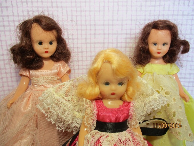 Vintage Nancy Ann Storybook Dolls - Lot of 3