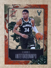 2025 26 Topps Signature Class GIANNIS ANTETOKOUNMPO Roses Acetate RED /25 BUCKS