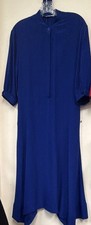 Authentic Stella McCartney 100% silk dress in a stunning cobalt blue color