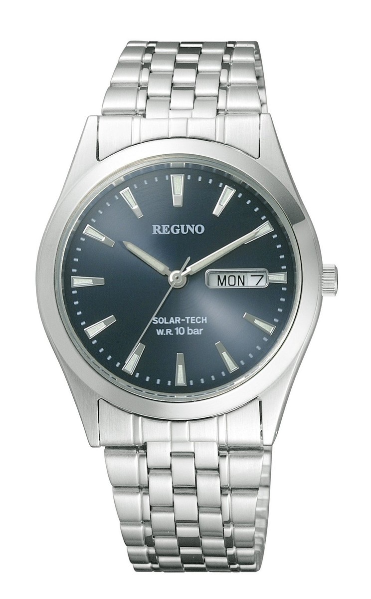 Unused CITIZEN REGUNO RS25-0052B Black Solar Tech Standard Model