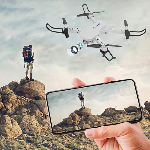 Drohne 1080P HD mit 4K Dual Kamera GPS RC Drohne Quadrocopter Bürstenlos 3 Akkus - Bild 13 von 24