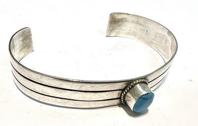 Vintage 925 Silber Türkis Armreif Navajo Stil, 20,28, 64B