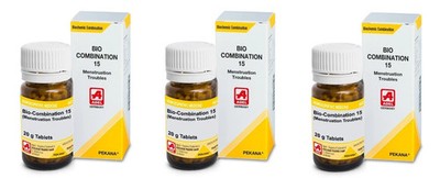 ADEL Bio-Combination 15 Menstruation Troubles 3×20g Tablets Natural Relief