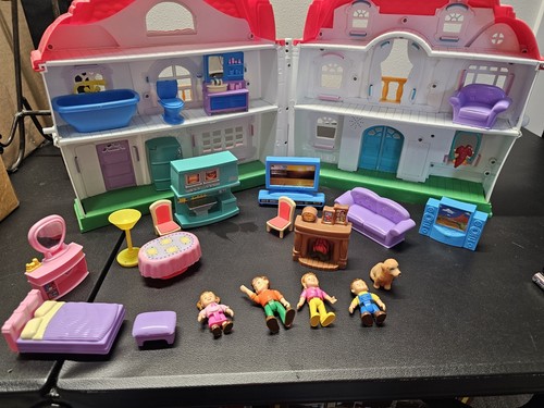 Casa delle Bambole Keenway Happy Home Take Along con Persone e Mobili Luci Suono - Foto 4 di 13