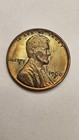  1959-D LINCOLN CENT RAINBOW TONED 2 PENNY'S BU 1960-D PURPLE/BLUE UNC LOT #B — photo 4