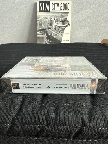 Sim City 2000 (PlayStation 1) - Brand New - SEALED with User’s Manual Maxis Ps1 - Picture 3 of 9