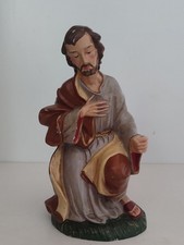 FONTANINI - statua presepe San Giuseppe  cartapesta serie 30 cm 