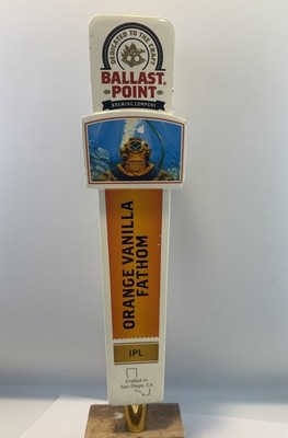 Beer Tap Handle Ballast Point Orange Vanilla Fathoms Beer Tap Handle Man Cave