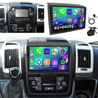 Carplay Android 15 Autoradio 4+64GB Für Fiat Ducato/Peugeot Boxer/Citroen Jumper