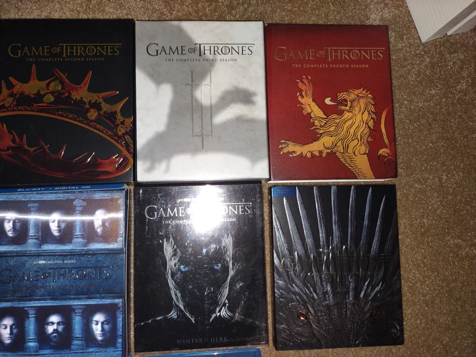 HBO Game Of Thrones Blu Ray Lot Seasons 1-8 + Bonus Discs - Image 4 of 4