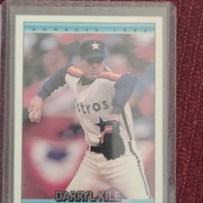Donruss 1992 Darryl Kile Houston Astros Baseball Card #309 Base Set