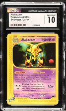 CGC 10 Alakazam 2/144 Skyridge Pokemon 2003 on eBay