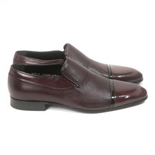Golden Pass Burgundy Double Gore Leather Sole Slip-On Loafer US Men Size 8