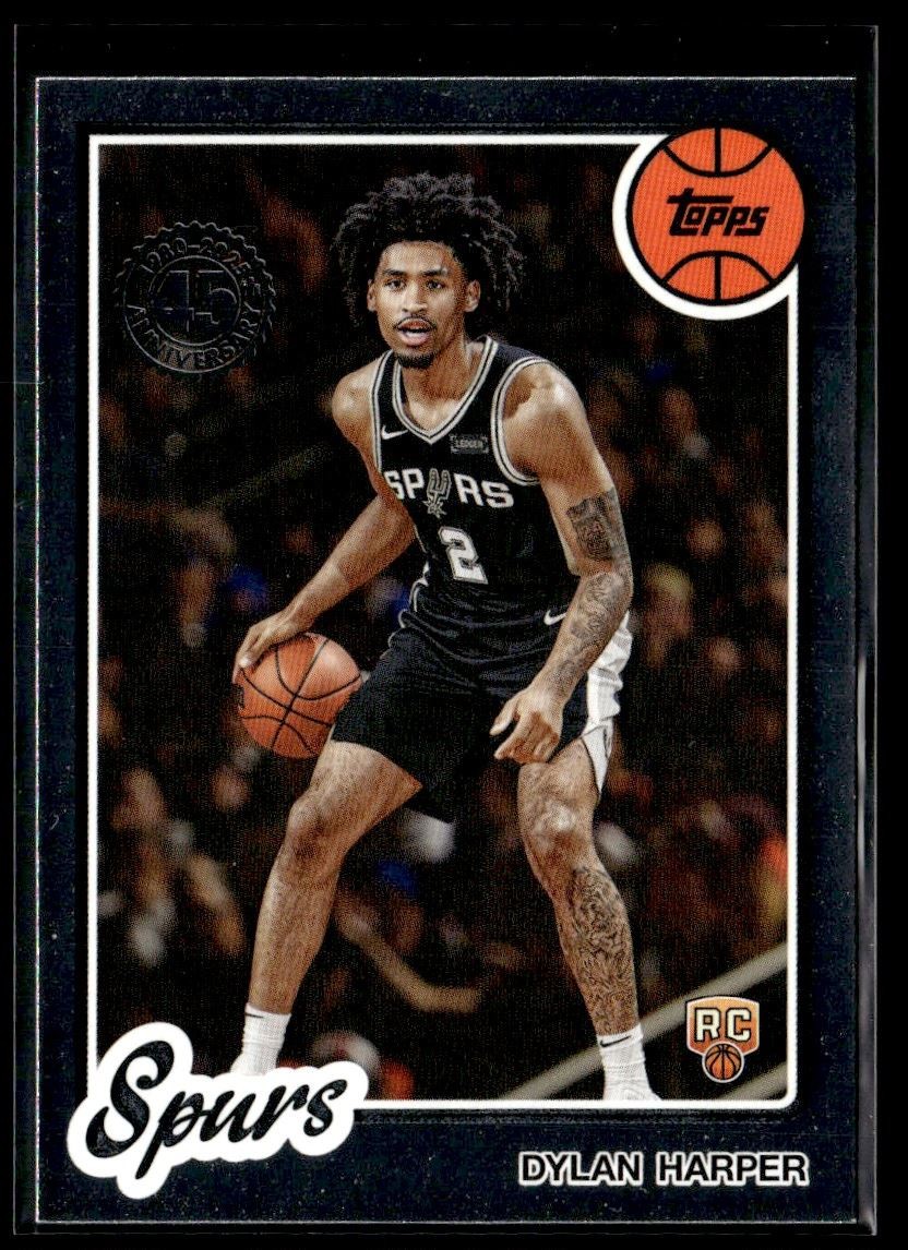 2025-26 Topps Basketball 1980-81 Anniversary Dylan Harper RC San Antonio Spurs