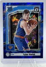 Tyler Kolek 2024-25 Panini Donruss Optic - Preview Blue Ice Rookie Card# P-249