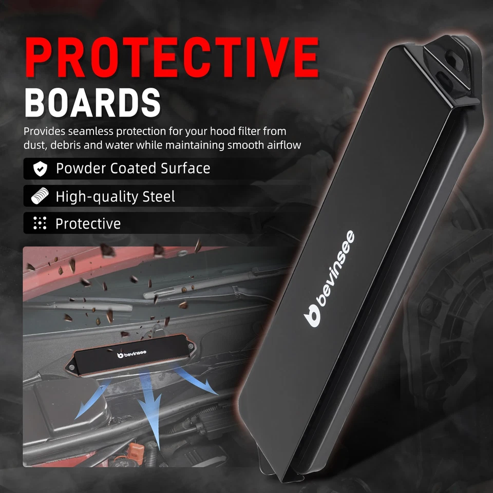 Cowl Filter & Guard Cover For BMW E90 E91 E92 E93 335i 335d 330i 330d M3 E82 1M - Image 4 of 4