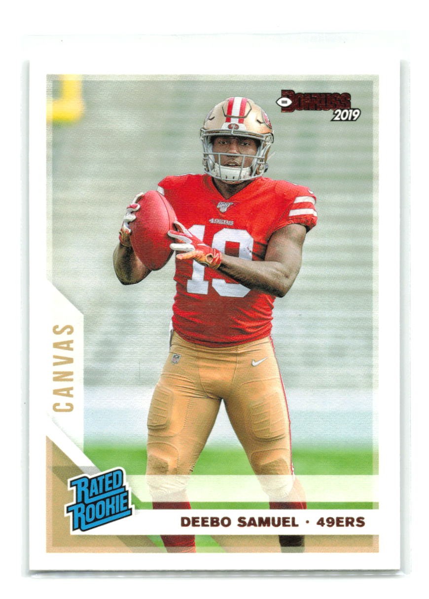 Deebo Samuel - 2019 Donruss #317 Rated Rookies Canvas RC - San Francisco 49ers