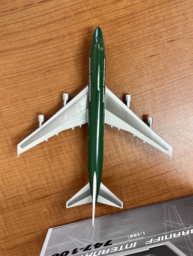 Braniff International Boeing 747-100 Jet X/ Dragon 1:400 Reg:N602BN Green Jelly - Picture 3 of 6