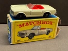 1966 Lesney Matchbox No. 27D Mercedes-Benz 230 SL Original Box