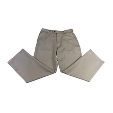 IZOD X-TREME FUNCTION GOLF Mens Tan Straight Leg Casual Pants Size 34x32 Chinos