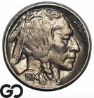 1934-D Buffalo Nickel, Semi-Key Date, Lower Mintage