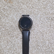 Reloj inteligente Samsung Gear S3 SM-R760 46 mm plateado de acero inoxidable banda negra 4 GB