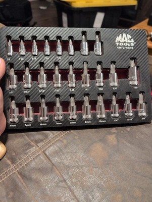Mac Tools SMT27RBRT 27 Piece 1/4'', 3/8'', 1/2'' Advanced Star And Short Hex Driver