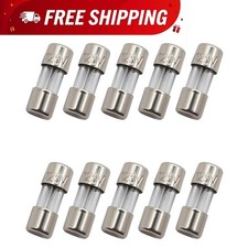Glass Fast-Blow Mini Fuses - 10 Pack, 2.5A 125V, Reliable Circuit Safeguard