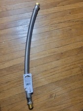 Water Heater Connector, Braided Stainless Steel, 3/4 x 24 In. - 7213-24-34-7