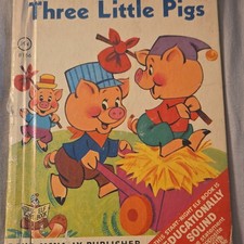Rand McNally Three Little Pigs Start-Right Elf Book Illustrated by Anne Sellers…