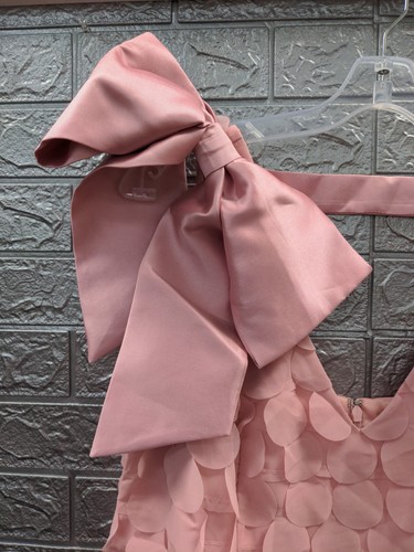 Nuovo Asos Luxe Curve Fiocco Spalla Malattia Mini in Rosa Pallido Taglia 14 - Foto 6 di 14