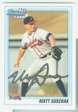 Matt Suschak Atlanta Braves 2010 Bowman Draft Prospect