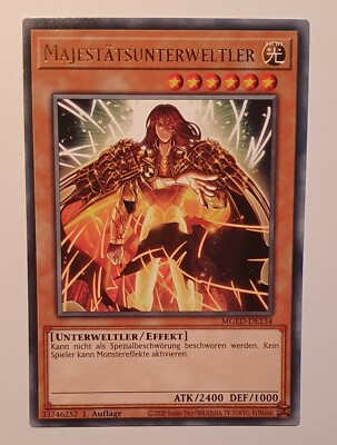 Majesty's Fiend - MGED-EN134 Rare 1st Edition Gold Series Card - View #8