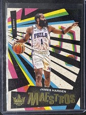 JAMES HARDEN  2022-23 Panini Court Kings Maestros Insert #9 - 76ers