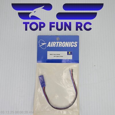 Airtronics 99402 Servo Socket With Cable 3 Wire