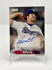 2024 TOPPS STADIUM CLUB BASEBALL OWEN WHITE RC BASE AUTO SCBA-OW TEXAS RANGERS