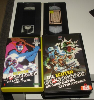 Die Echten Ghostbusters 2 x VHS Der Krimi ist nicht Fertig Retten Amerika
