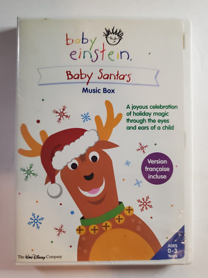 Baby Einstein 2 DVD's - Baby Santa's Music Box & Lullaby Time 