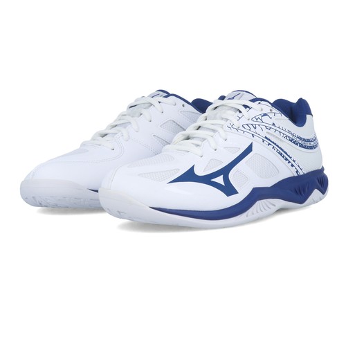 MIZUNO Da Uomo THUNDER BLADE 2 Indoor Scarpe eleganti-BIANCO Sports Squash  Pallamano | eBay