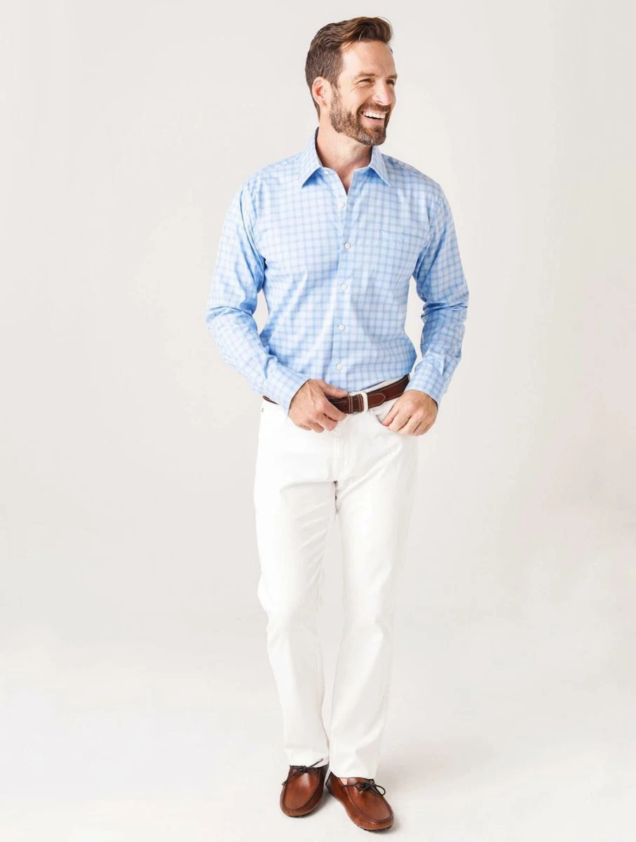 KAYDEN.K - Pantalón de mezclilla sin lavar con 5 bolsillos para hombre, con costuras de contraste, Gris