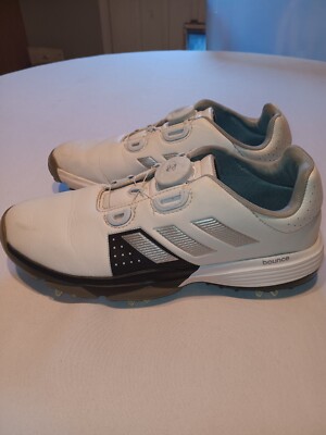 ADIDAS Bounce Ladies Golf Shoes BOA White Spikes sz5