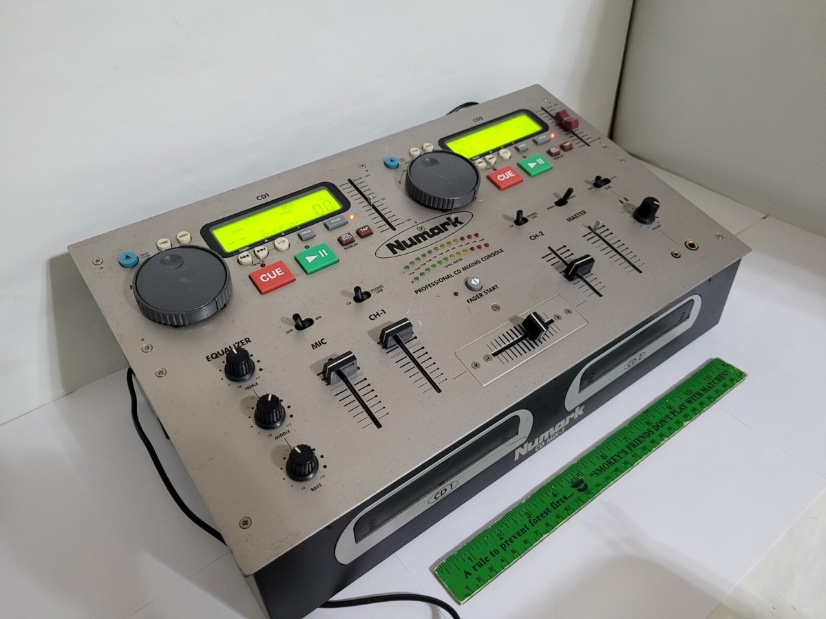 NUMARK CD MIX-1 Professional Dual CD Mixing Console Power Cable +