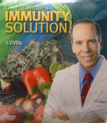 Dr. Fuhrman's Immunity Solution! 6-Disc DVD VIDEO reverse diseases health body!