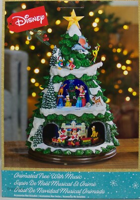 Disney アニメーションツリー 音楽付き クリスマス Amazon.co.jp: ディズニーアニメーションクリスマスツリー 17インチ