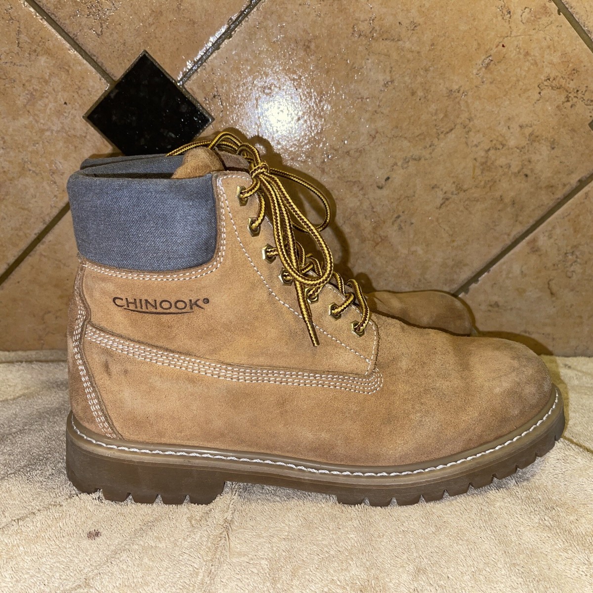 Chinook Work Boots, Brown Amazon.com: Olympic 6 main image 2