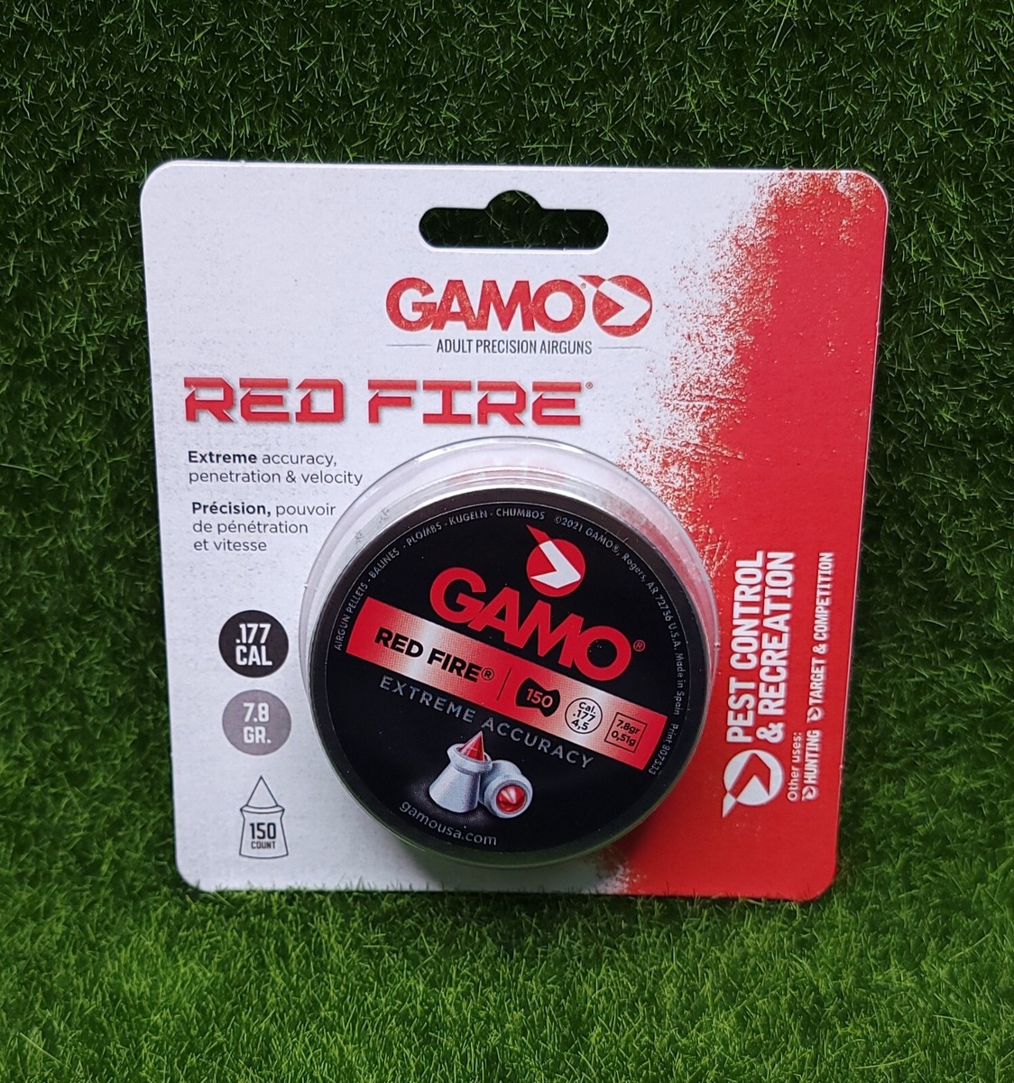 Gamo Red Fire .177 Caliber Diamond Shape Tip Pellet (150 count