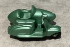 Vintage Matchbox Lesney #36 Lambretta Motor Scooter Side Car Metallic Green