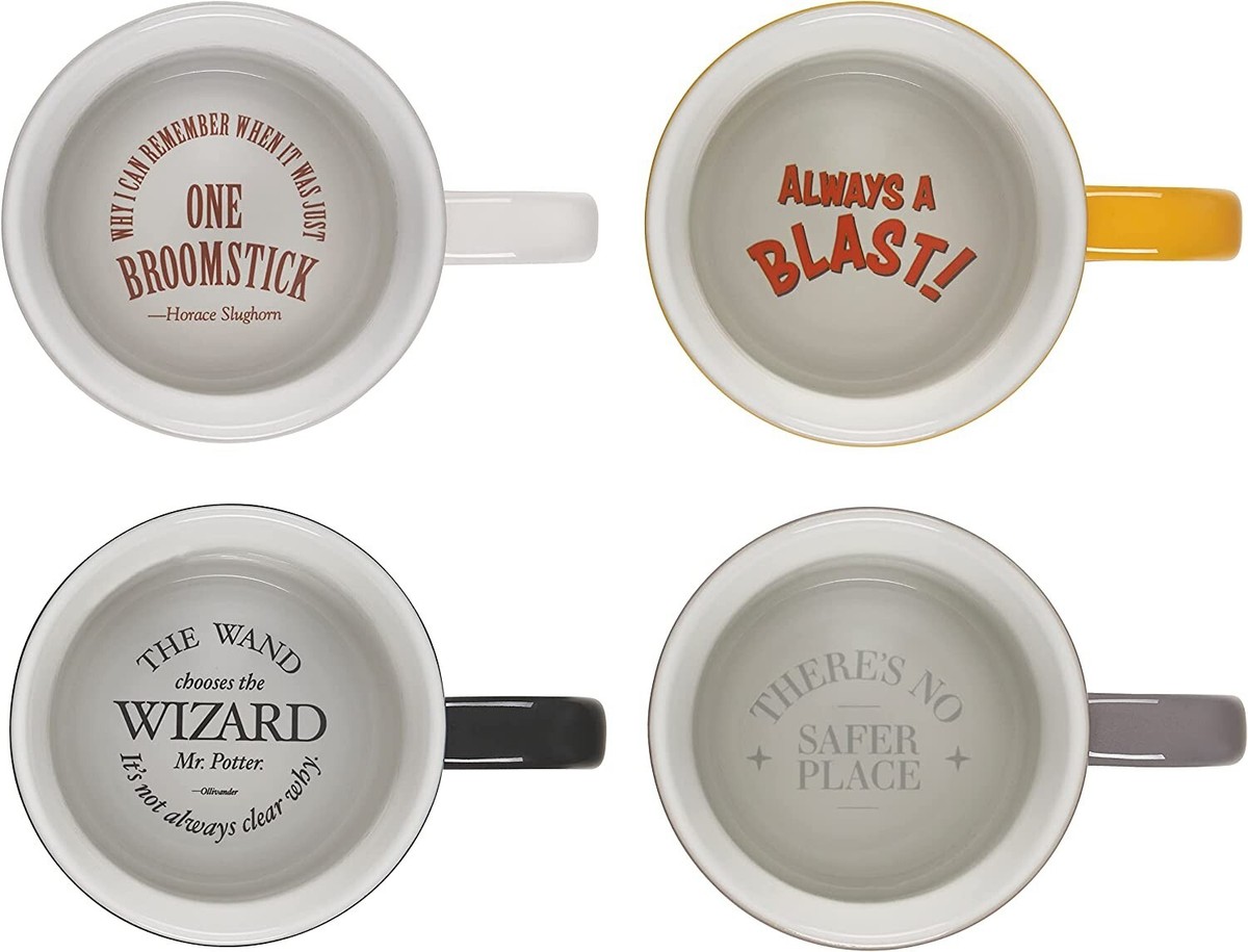 LE CREUSET MAGICAL MUG 400ml SET of 4 HARRY POTTER COLLECTION From